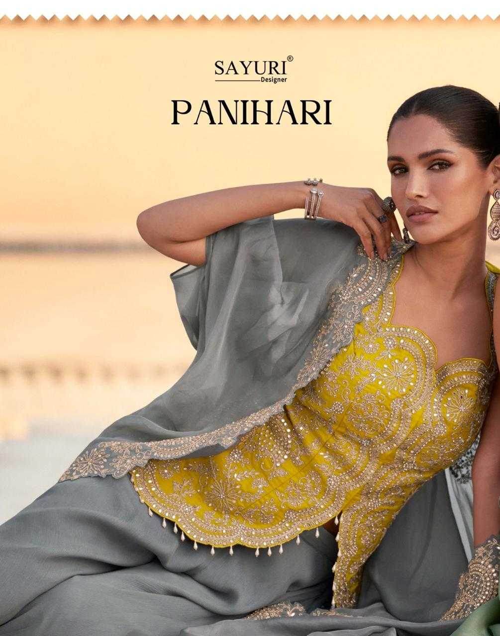 Heavy Chinnon Indo Western Ladies Silk Party wear suit - MYLUXURY LANE ENTERPRISE
